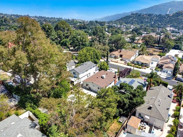 6843 Beckett St, Tujunga, CA 91042 - aerial view of property's location featuring nearby suburban area and mountains