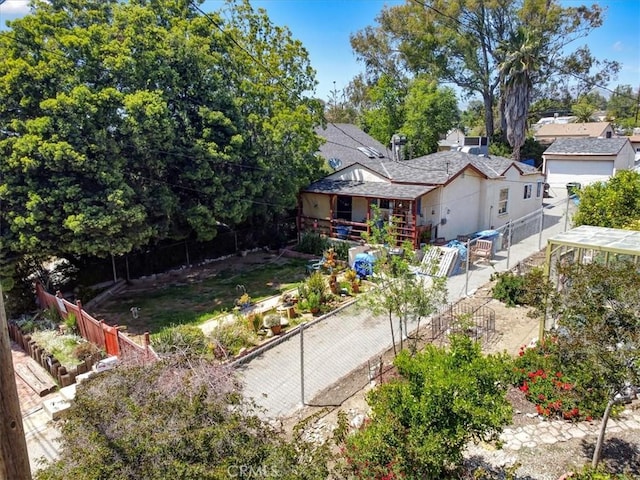 6843 Beckett St, Tujunga, CA 91042 - back of property with a fenced backyard