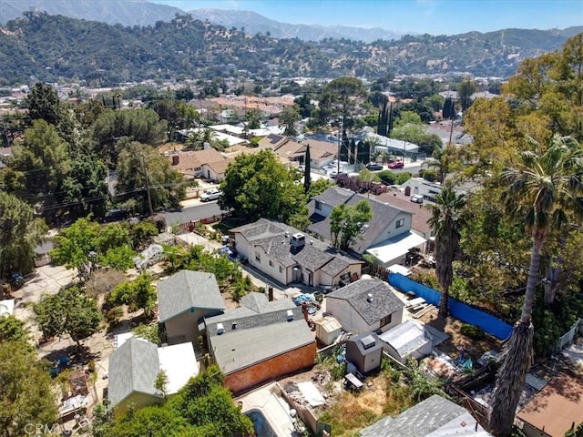6843 Beckett St, Tujunga, CA 91042 - aerial perspective of suburban area featuring a mountainous background