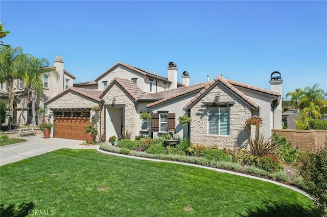 view of front of house featuring a front yard