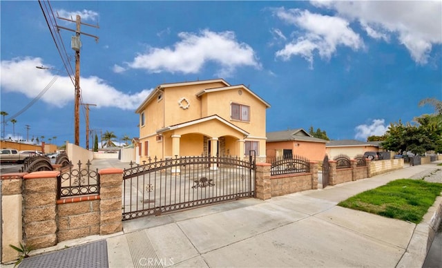 view of front of property