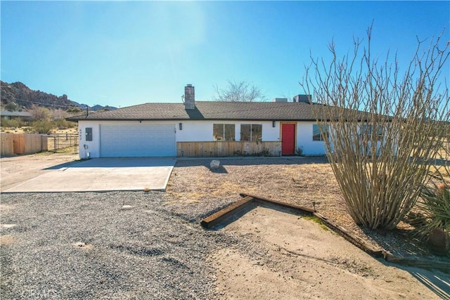 ranch-style house with a garage