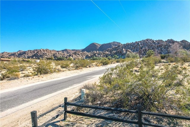 view of mountain feature