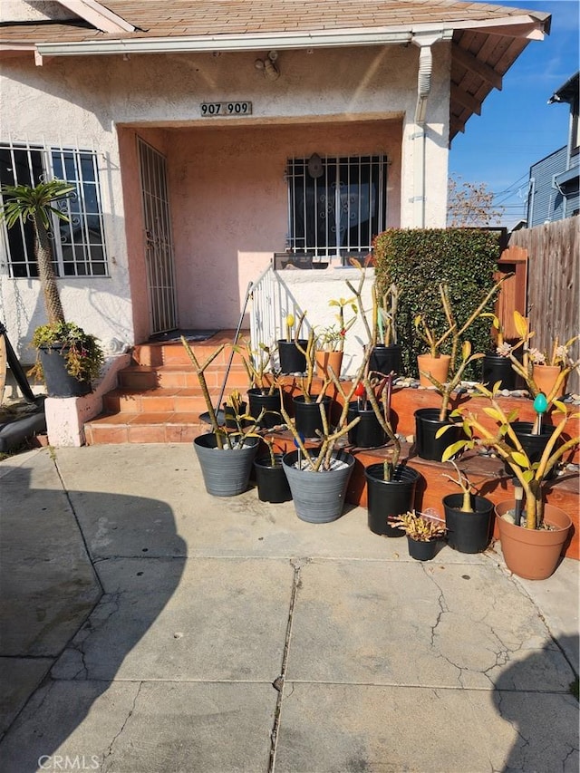 view of property entrance