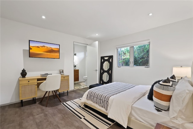 bedroom featuring ensuite bathroom