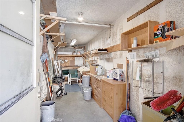 view of storage room