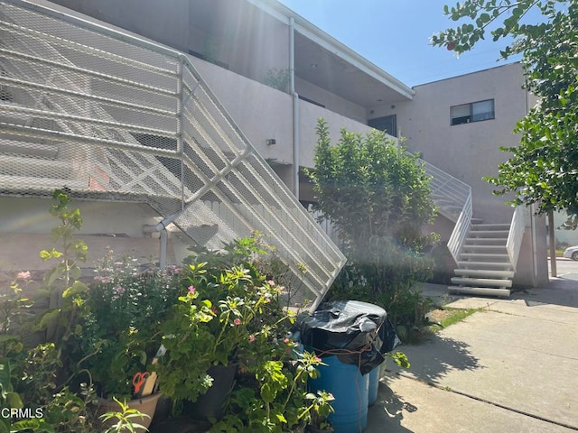 exterior space featuring concrete floors