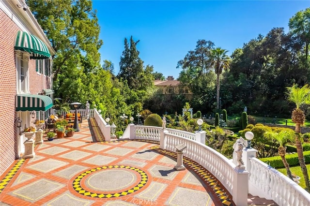 view of patio