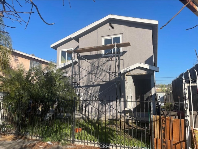 view of front of home