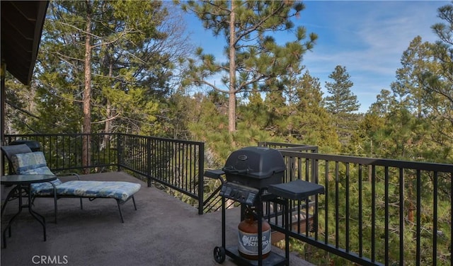 balcony with grilling area