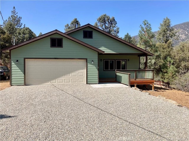 15808 Zurich Way, Pine Mountain Club, CA 93222 - view of front of house with driveway and an attached garage