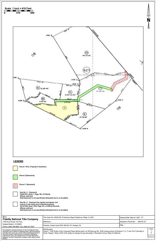 9187 Black Star Canyon Rd, Orange CA, 92676 land for sale