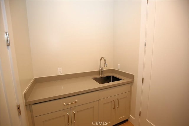 interior space featuring sink