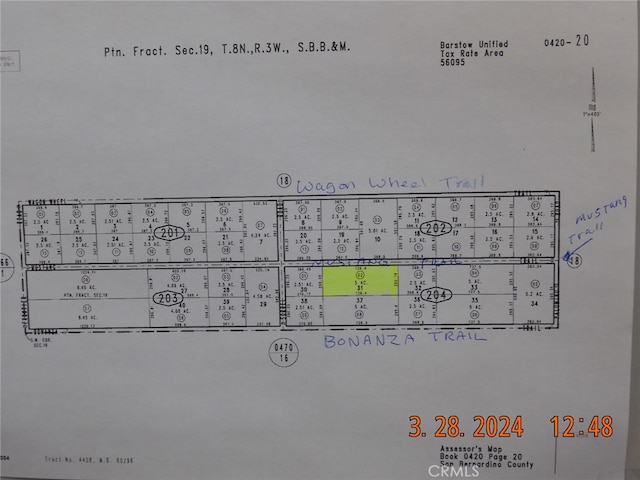 0 Mustang Trl, Helendale CA, 92342 land for sale