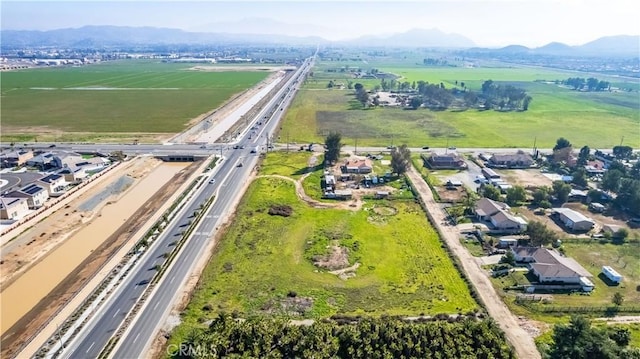 aerial view featuring a mountain view