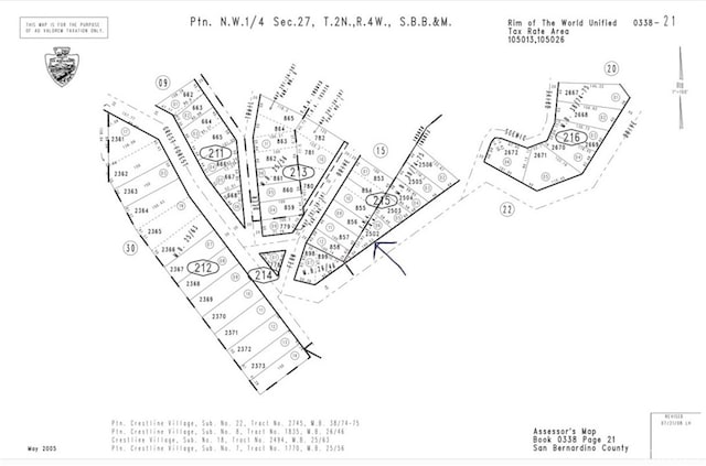 0 Crest Forest Dr, Crestline CA, 92325 land for sale