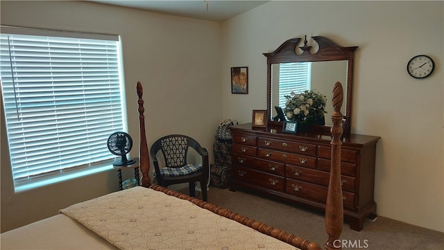 bedroom featuring carpet floors