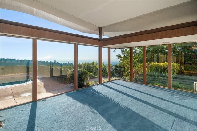 1470 Laurel Way, Beverly Hills, CA 90210 - unfurnished sunroom with carpet floors