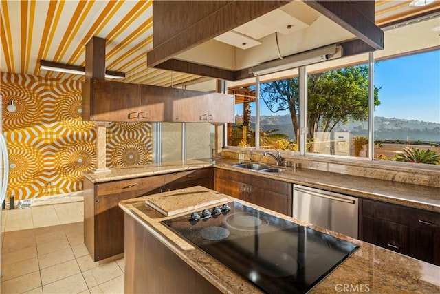 1470 Laurel Way, Beverly Hills, CA 90210 - view of patio / terrace with a sink and exterior kitchen