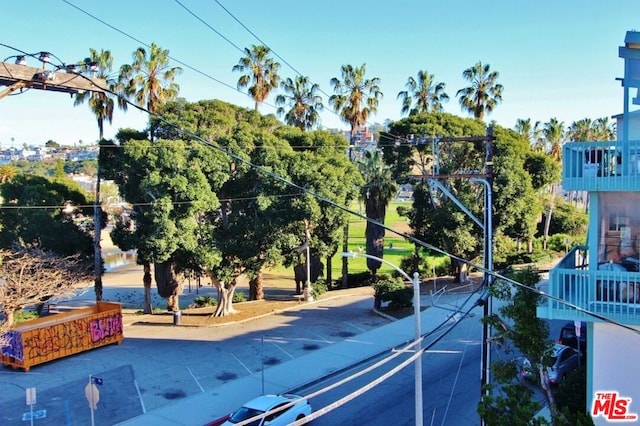 view of road