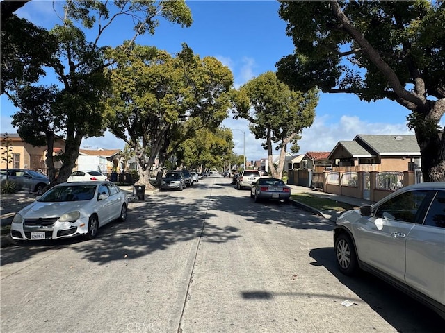 view of street