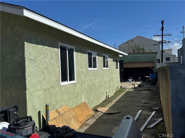 view of home's exterior featuring a patio area