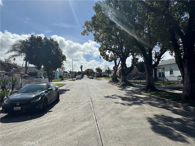 view of street