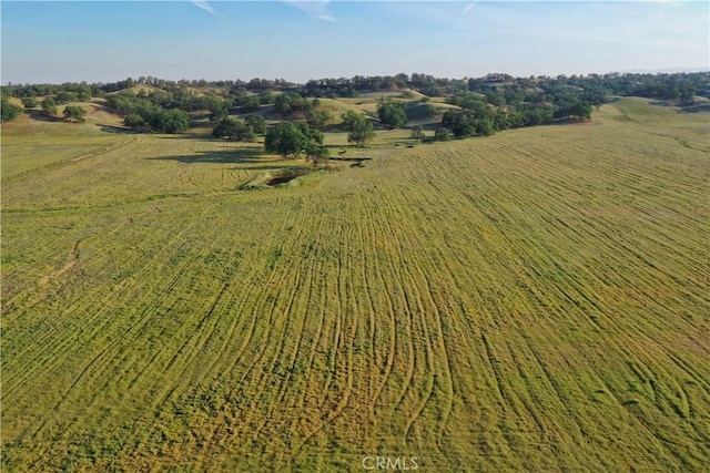 drone / aerial view featuring a rural view