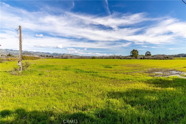 view of nature with a rural view