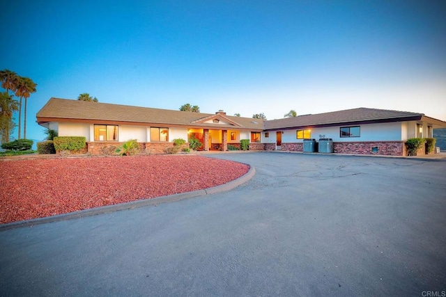 view of ranch-style home