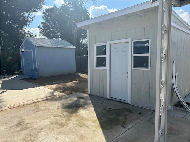 view of outbuilding