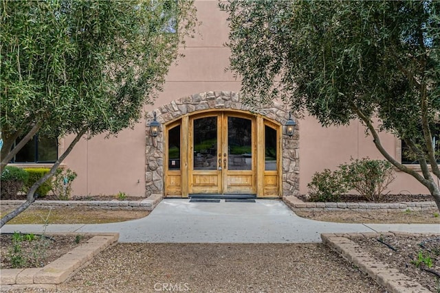view of exterior entry