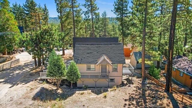 view of rear view of house