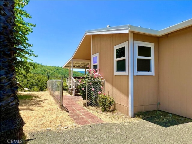 view of side of property