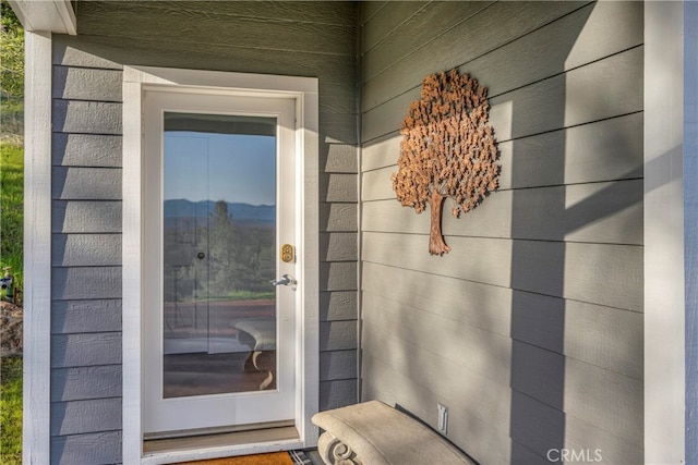 view of entrance to property