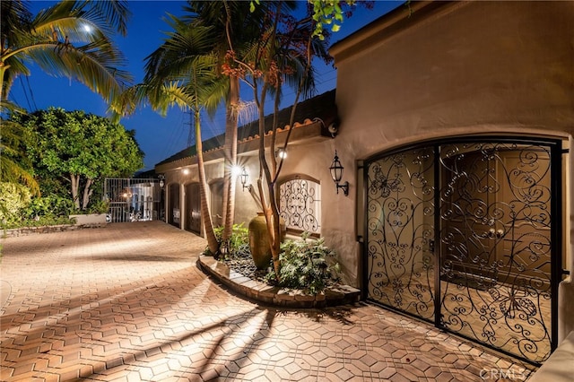 exterior space with a patio