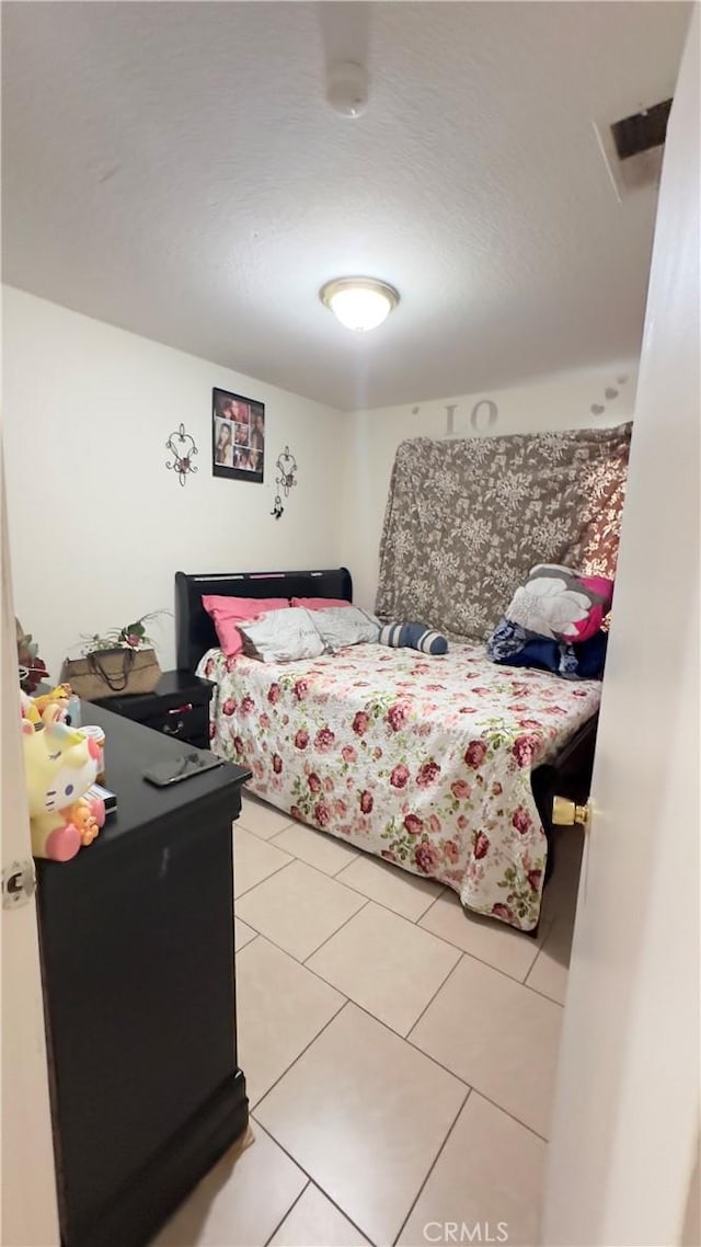 view of tiled bedroom