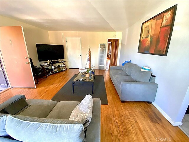 1201 W Verdugo Ave, Burbank, CA 91506 - living room with wood finished floors and baseboards