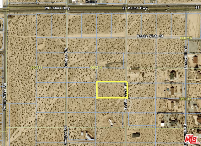 0 Saddleback Rd, Joshua Tree CA, 92252 land for sale