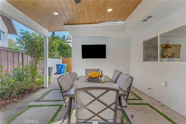 view of patio / terrace