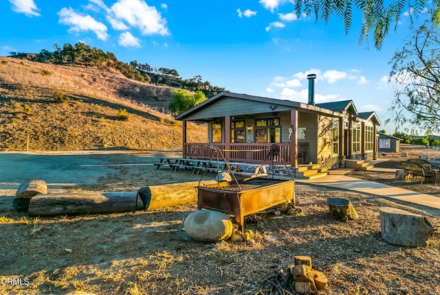 view of rear view of house