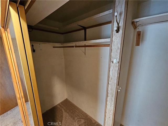 view of closet