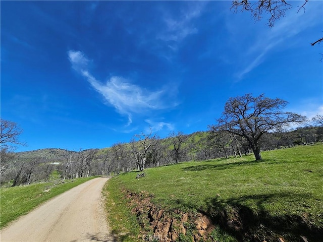 view of road