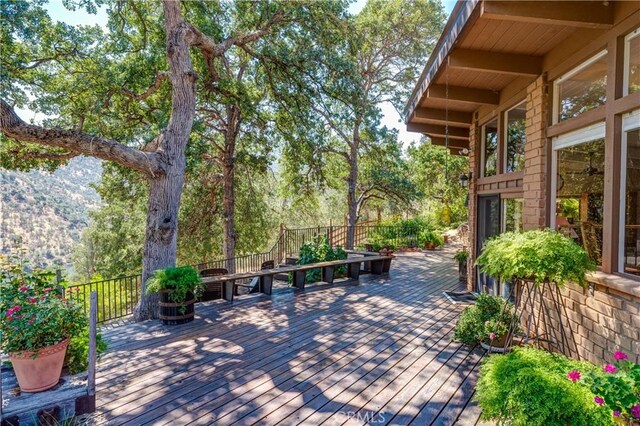 view of patio / terrace featuring a deck