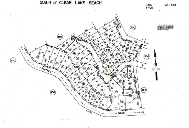 4040 Lakeview, Lucerne CA, 95458 land for sale