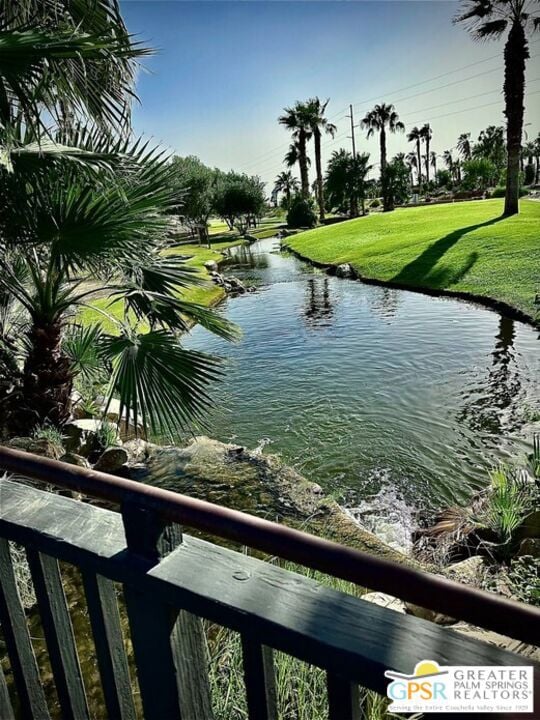 view of water feature