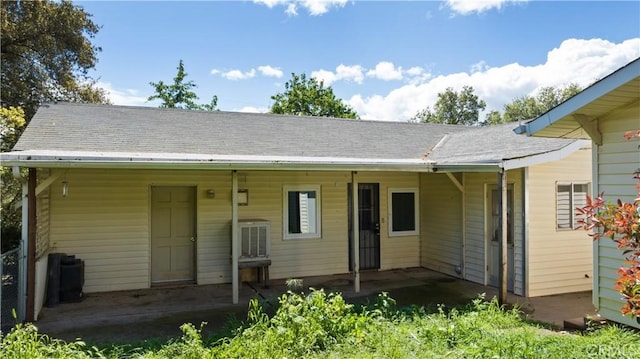 view of rear view of property