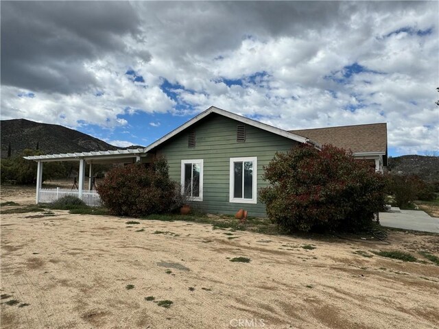 view of back of property