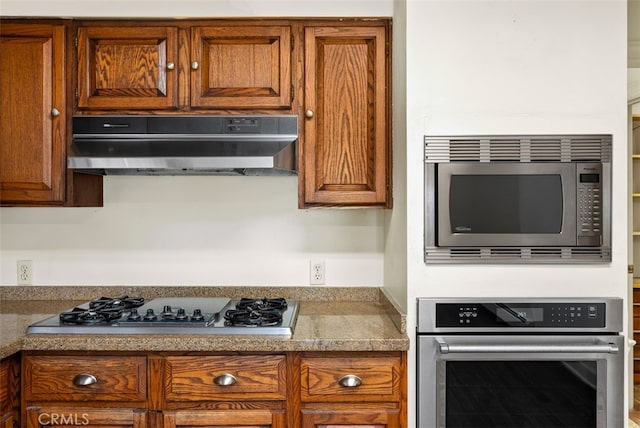 kitchen with stainless steel appliances