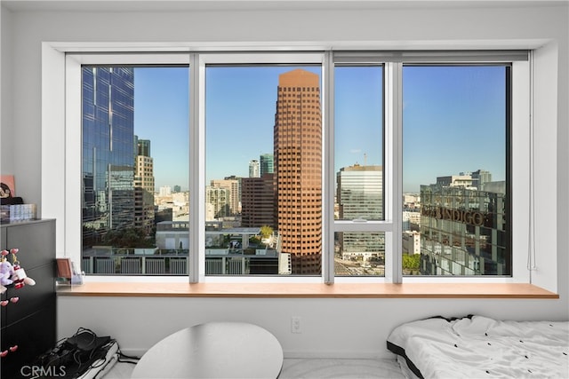 bedroom featuring multiple windows